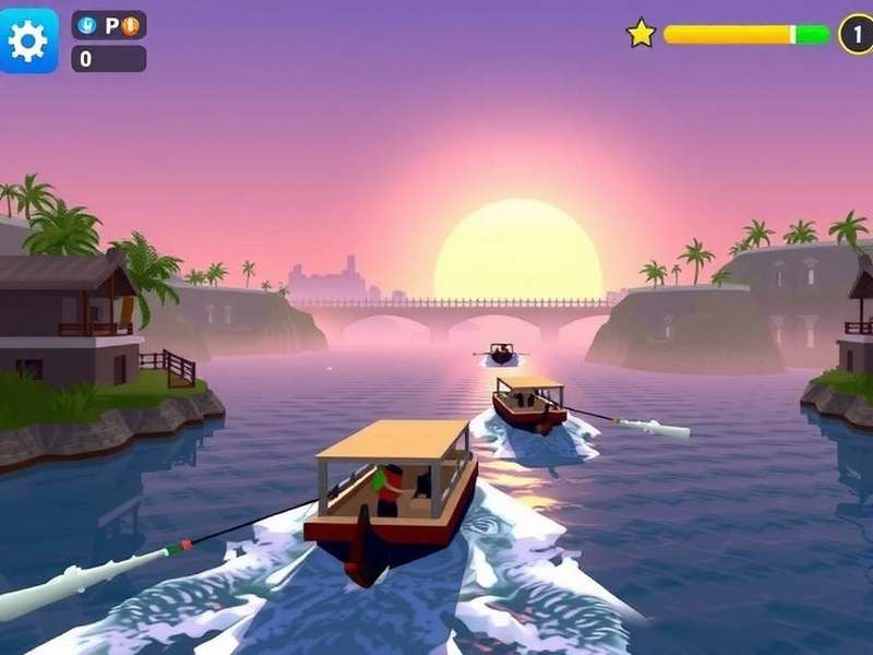 Ganges River Runner Gameplay Screenshot